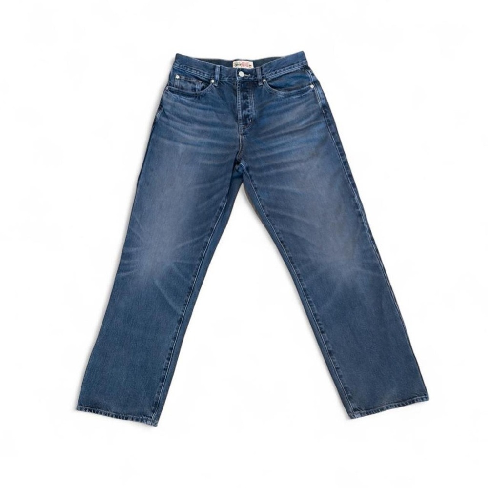 Stussy Classic Men's Blue Straight-Leg Jeans